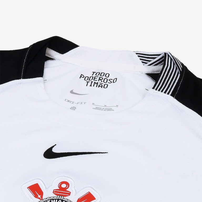 Camisa Nike Corinthians I 2025 - Preta e Branca - (Feminina)