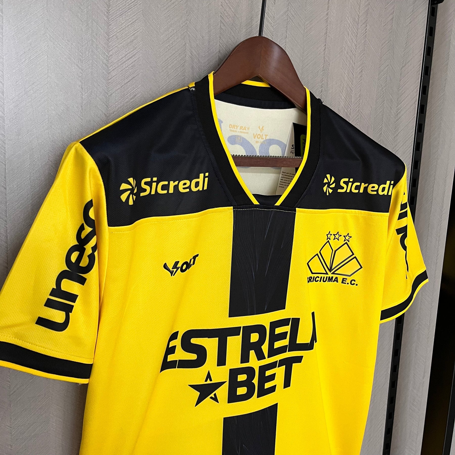 Camisa do Criciuma 2025 Preta e amarela