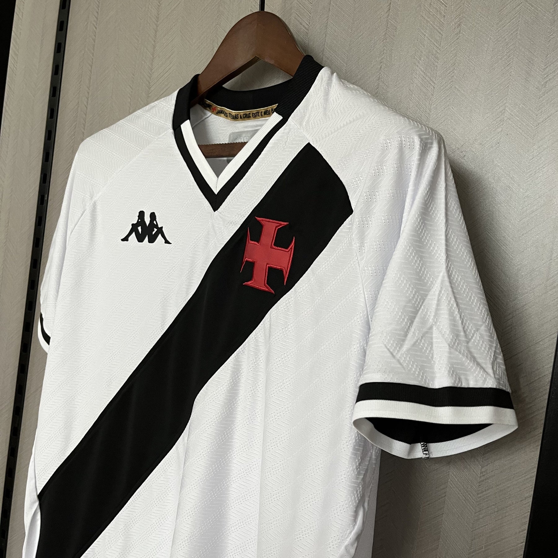 Camisa Vasco I 2025 Kappa Masculina - Branca