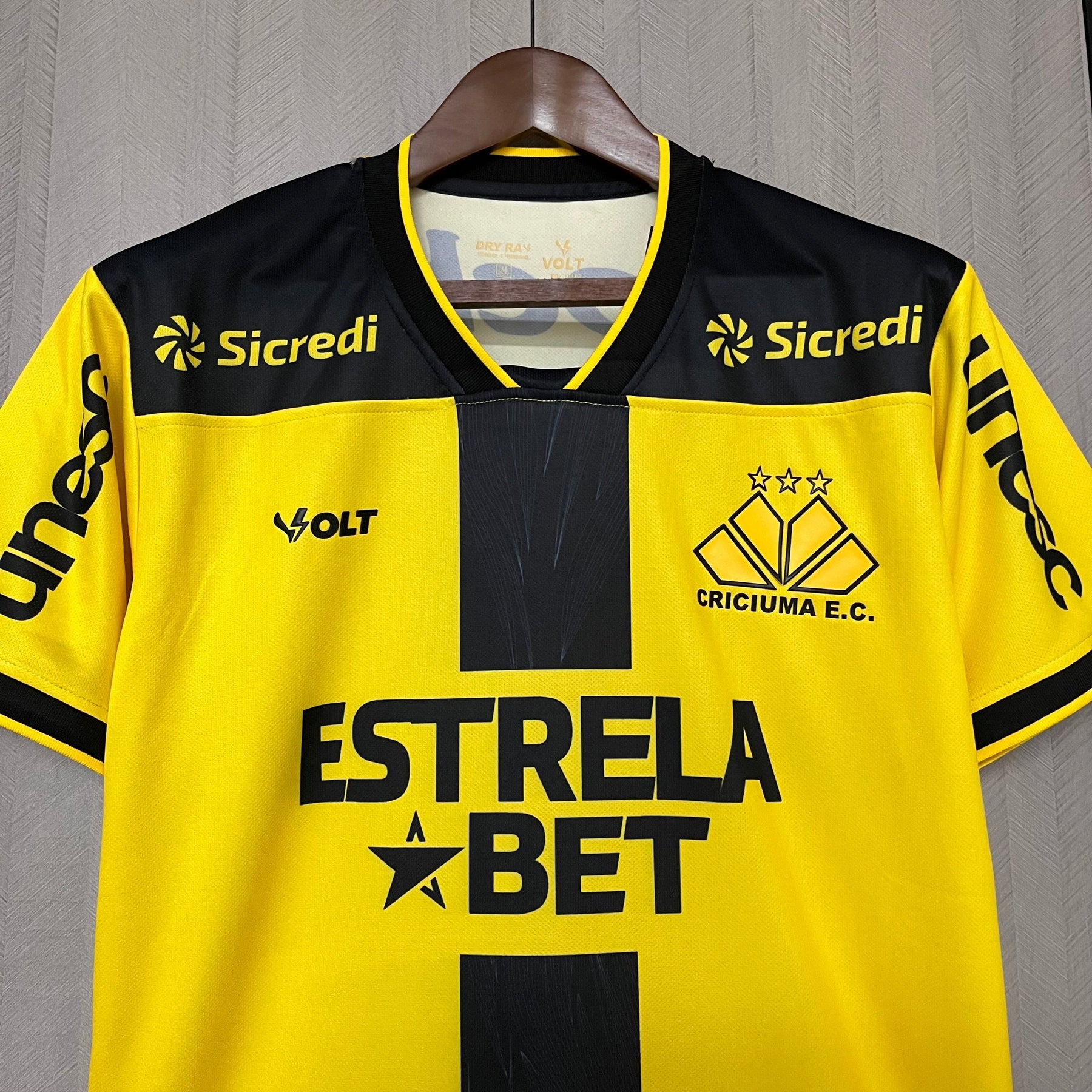Camisa do Criciuma 2025 Preta e amarela