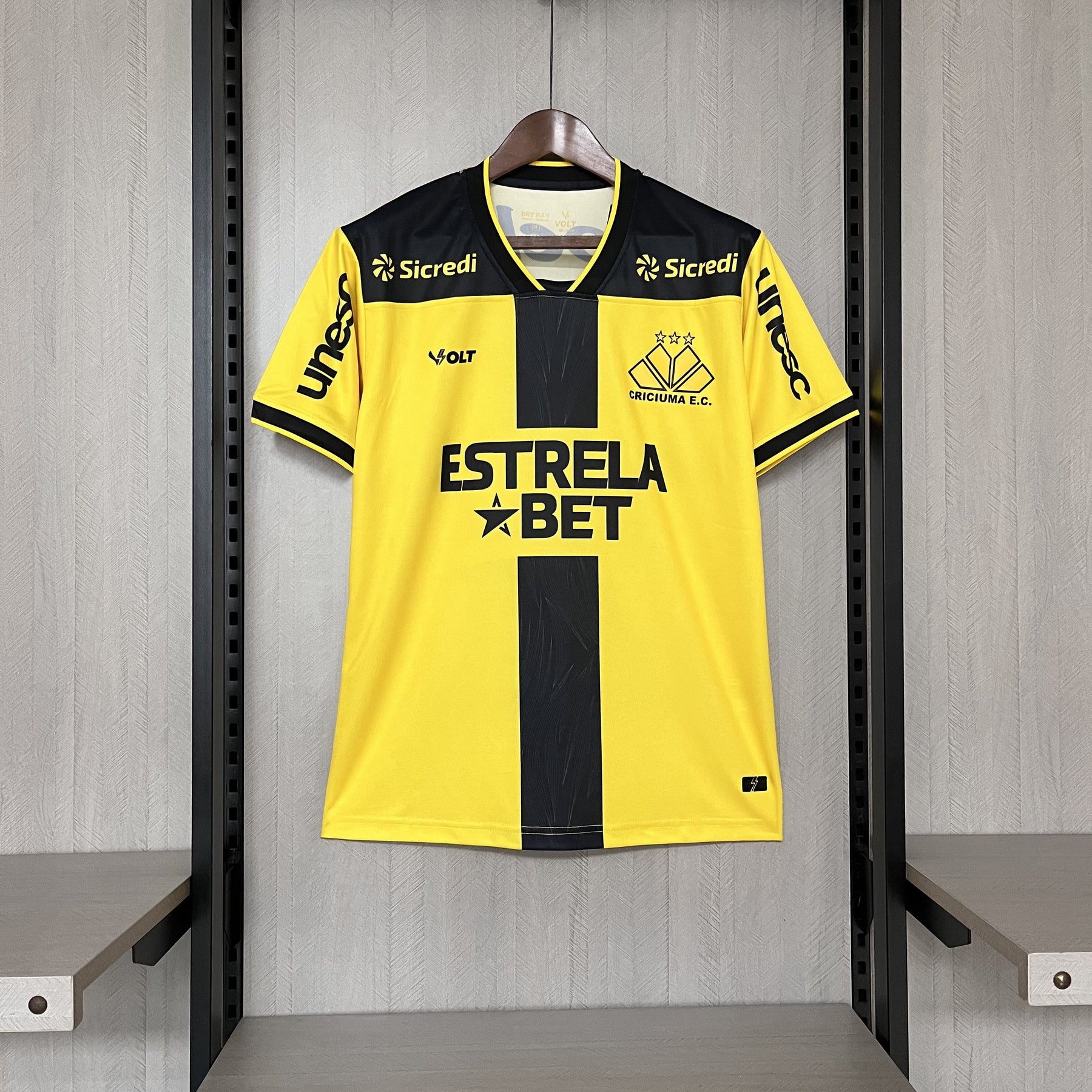Camisa do Criciuma 2025 Preta e amarela