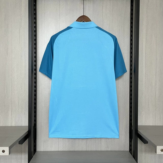 Camisa Flamengo Gola Polo 2025 Adidas - Azul
