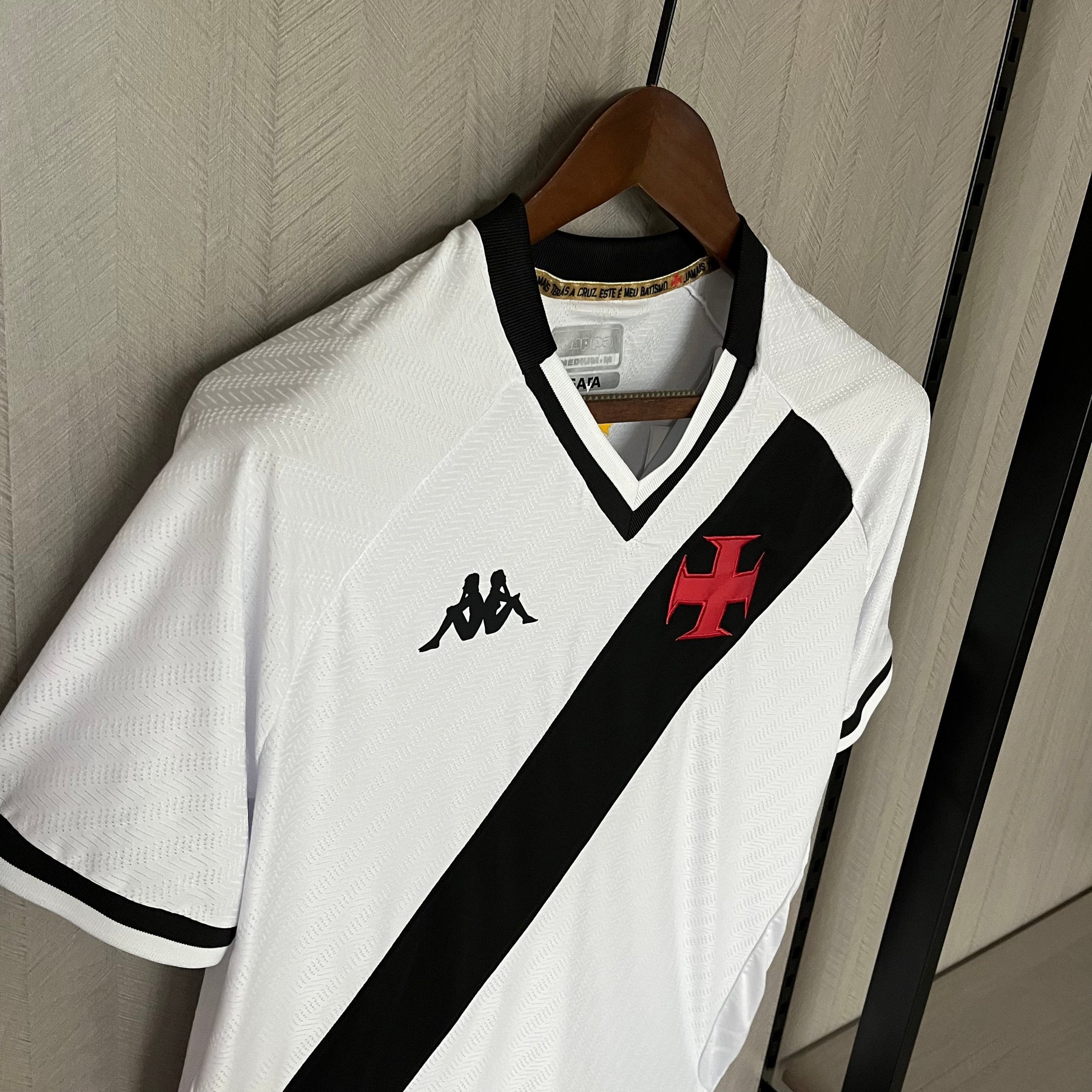 Camisa Vasco I 2025 Kappa Masculina - Branca