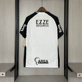 Camisa Nike Corinthians  I 2025  - Preta e Branca - Masculina