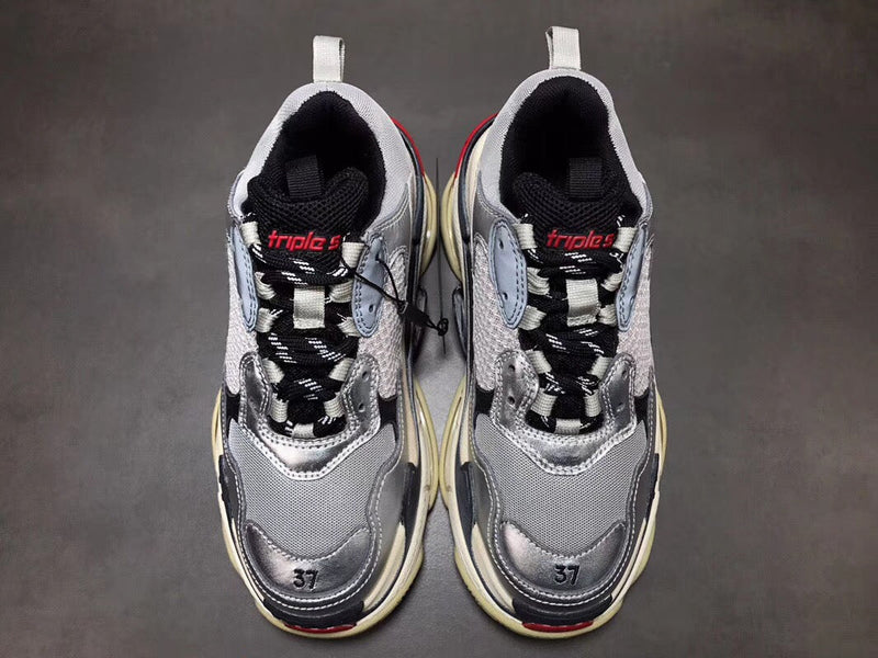 Balenciaga Triple S Silver Black 2019